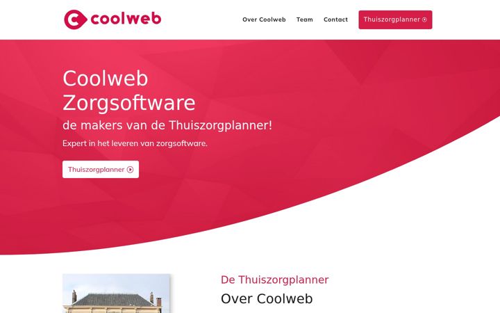 Screenshot von coolweb.nl
