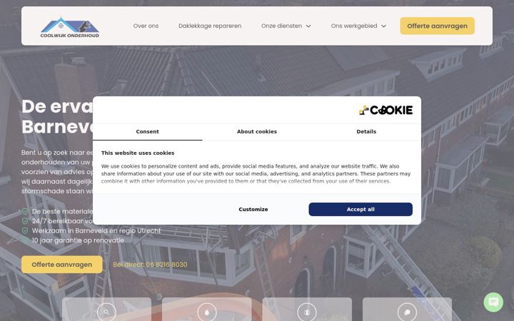Screenshot of coolwijkonderhoud.nl
