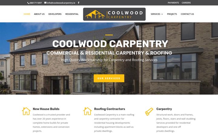 Screenshot von coolwoodcarpentry.ie