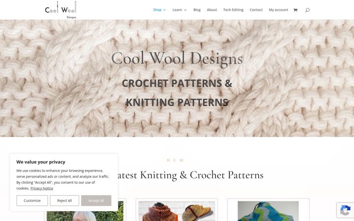Screenshot ta' coolwool.net