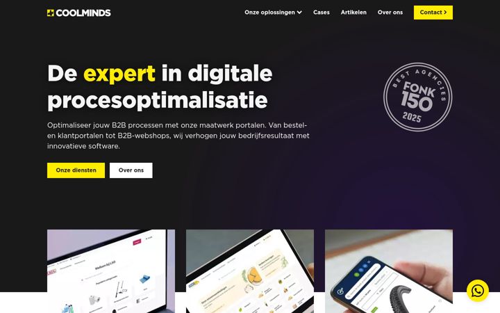 Screenshot of coolwork.nl
