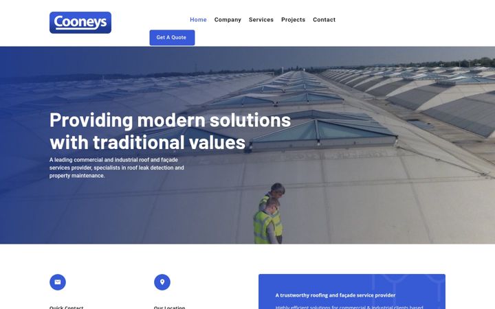 Screenshot of cooneysltd.com