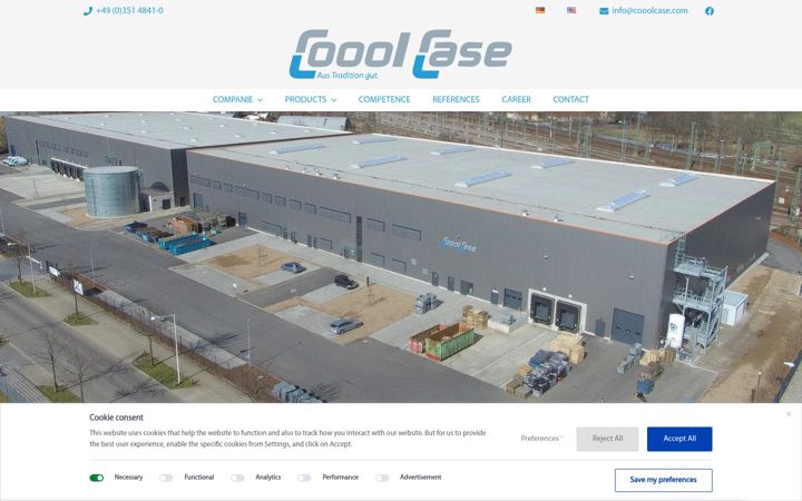Screenshot of cooolcase.com