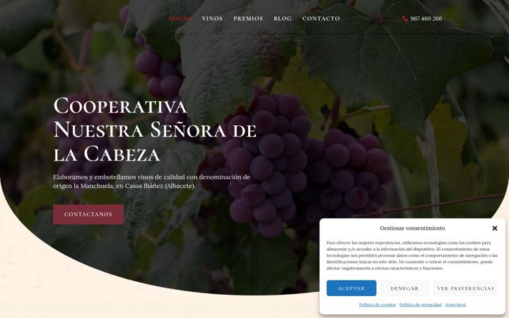 Screenshot του coop-cabeza.es
