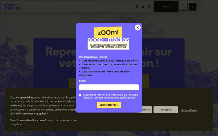Screenshot of coop-medias.org