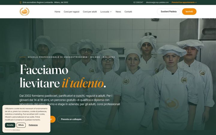 Screenshot of coop-paideia.com