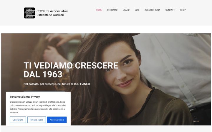 Screenshot of coopacconciatori.it