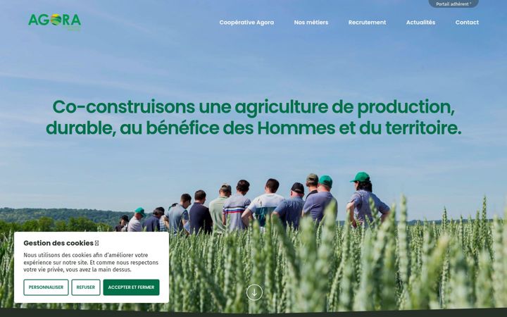 Képernyőkép: coopagora.fr