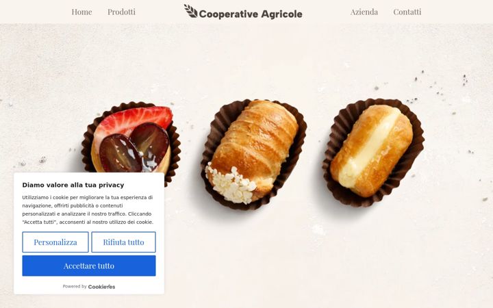 Screenshot of coopagricole.it