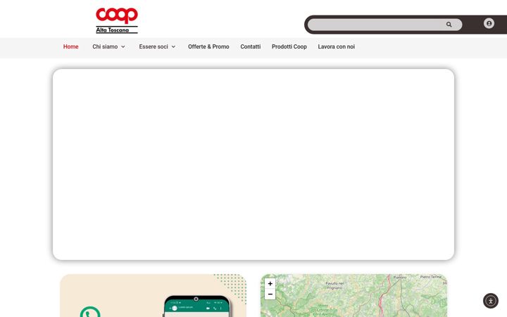 Captura de ecrã de coopaltatoscana.it