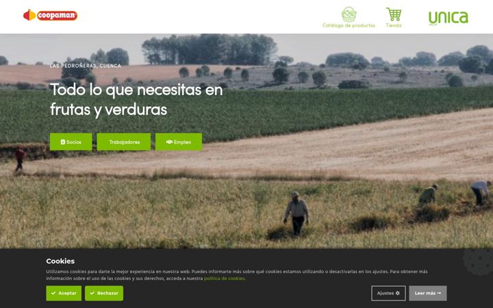 Screenshot of coopaman.com