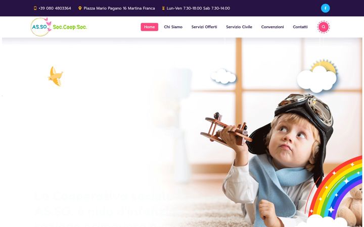Screenshot of coopasso.it