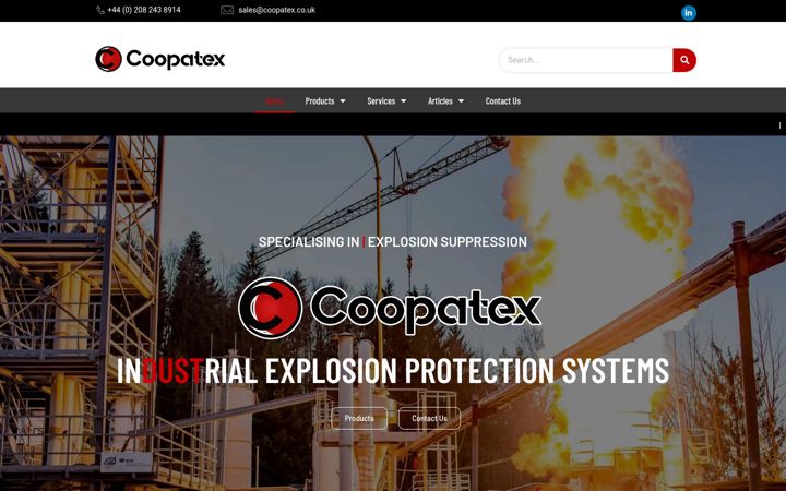 Screenshot of coopatex.co.uk