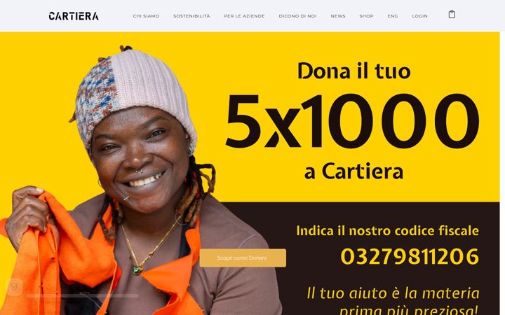 Screenshot of coopcartiera.it