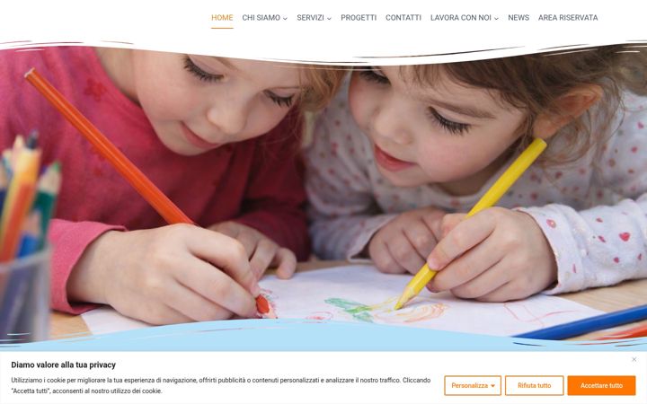 Screenshot of coopcassiopea.it