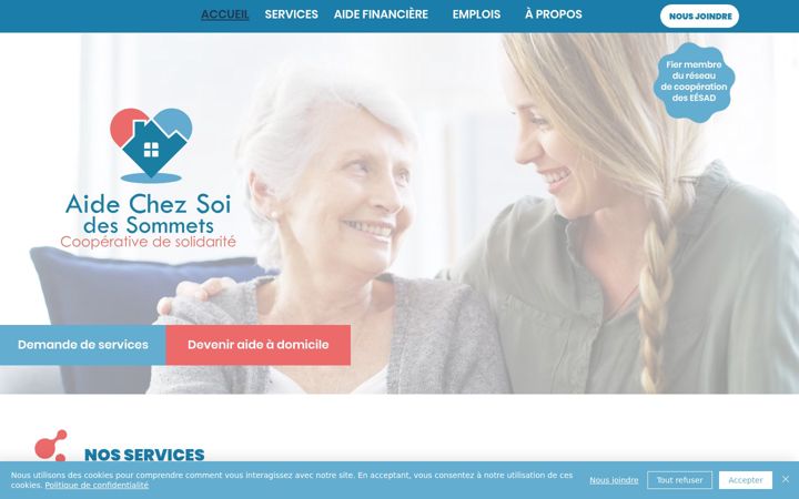 Screenshot of coopchiffonmagique.org