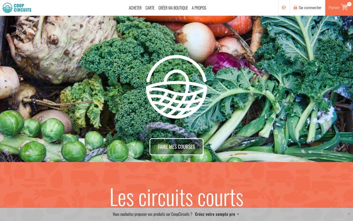 Screenshot of coopcircuits.fr