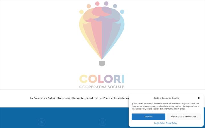 Screenshot stránky coopcolori.it