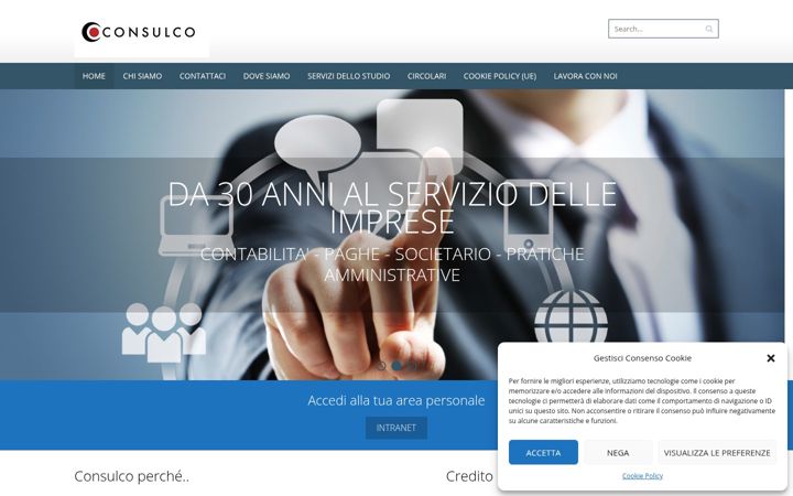 Screenshot of coopconsulco.it