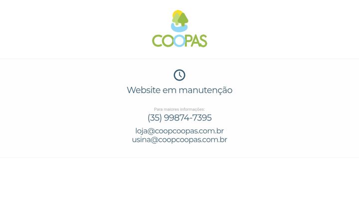 Screenshot of coopcoopas.com.br