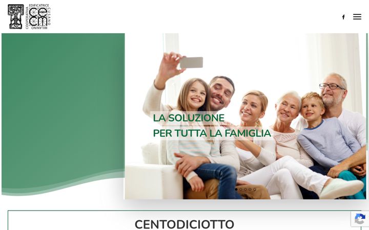 Screenshot stránky coopedifcusano.it