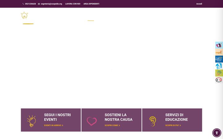 Screenshot of coopeide.org