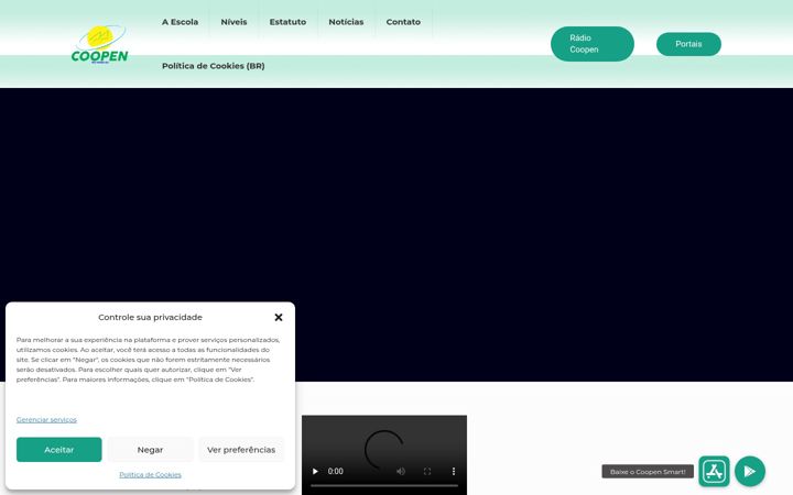 Screenshot of coopen.com.br