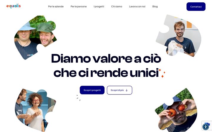 Screenshot stránky coopequalis.it