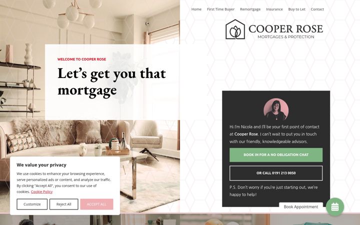 Screenshot of cooper-rose.co.uk