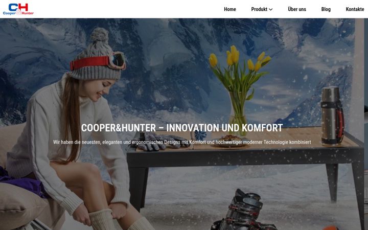 Screenshot of cooper-und-hunter.de