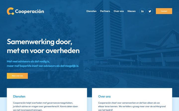 Screenshot ta' cooperacion.nl