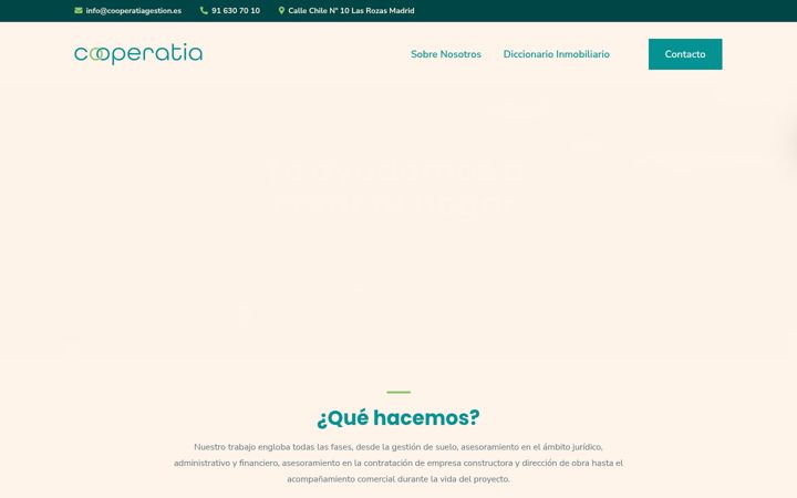 Screenshot of cooperatiagestion.es
