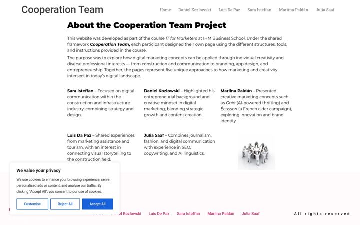 Screenshot of cooperationteam.se