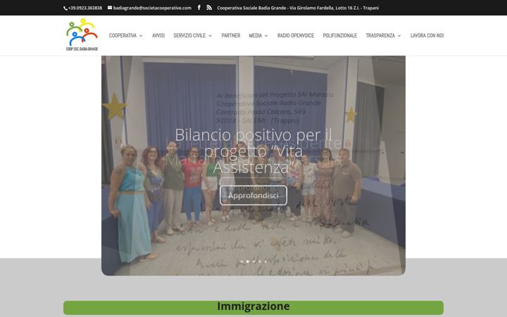 Screenshot of cooperativabadiagrande.org