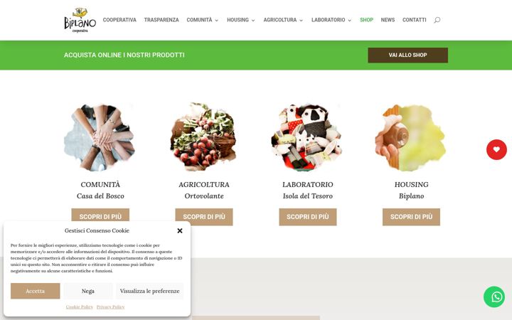 Screenshot of cooperativabiplano.it