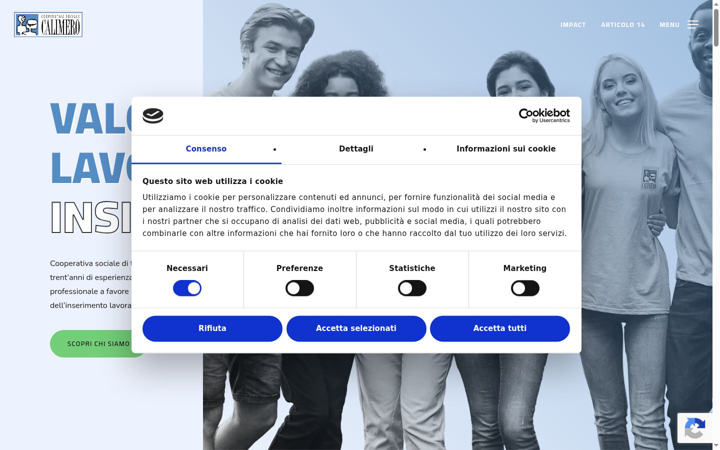 Sutikimo reklamjuostės, rodytos prieš bet kokią sąveiką, ekrano kopija