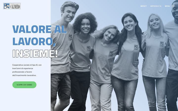 Screenshot of cooperativacalimero.com