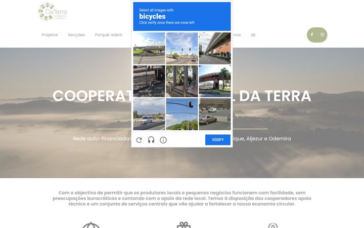 Screenshot van cooperativadaterra.pt