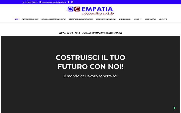 Képernyőkép: cooperativaempatia.it