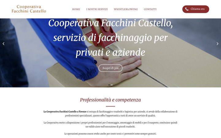 Képernyőkép: cooperativafacchinicastello.it