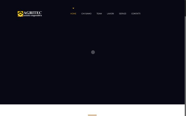 Screenshot stránky cooperativagritec.it