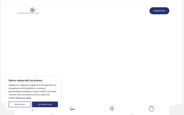 Screenshot stránky cooperativailcalabrone.it