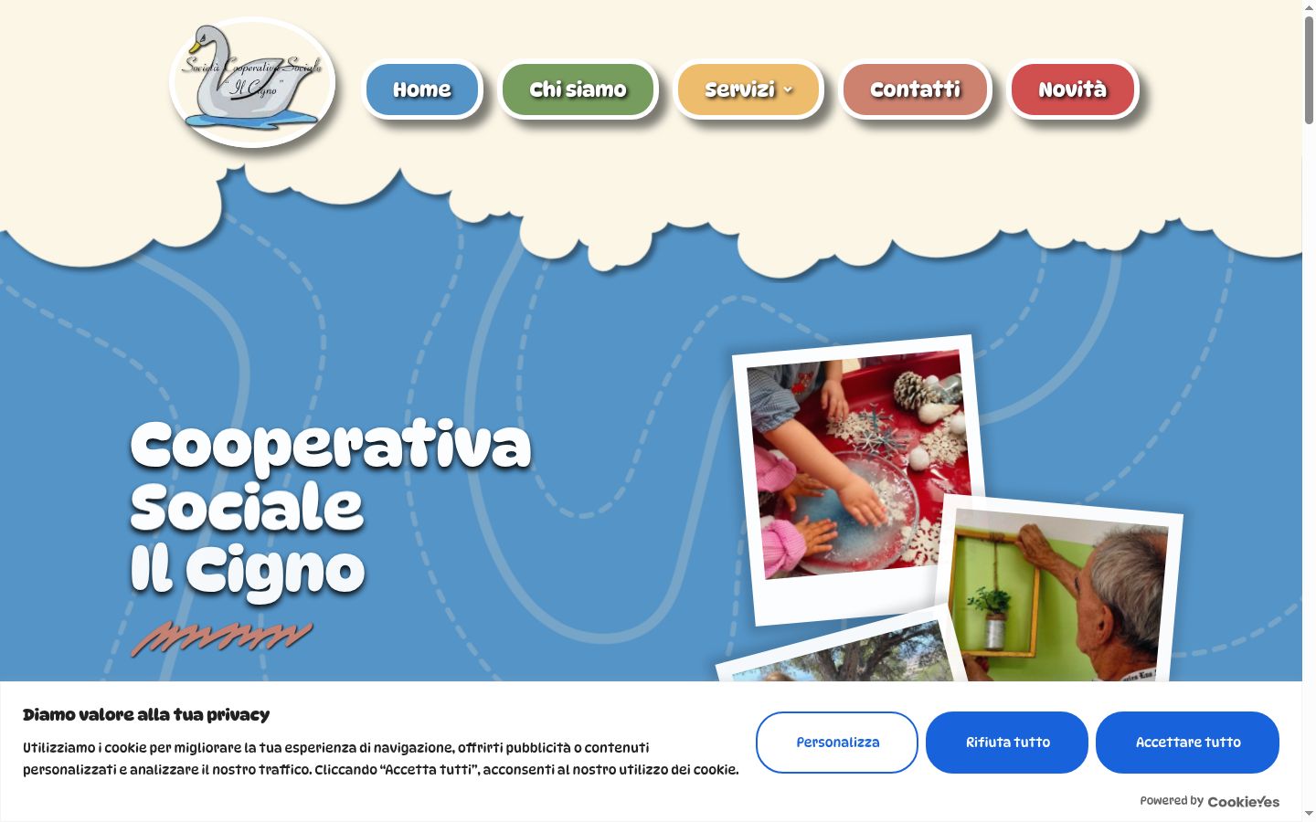Snímka obrazovky banera súhlasu zobrazeného pred akoukoľvek interakciou