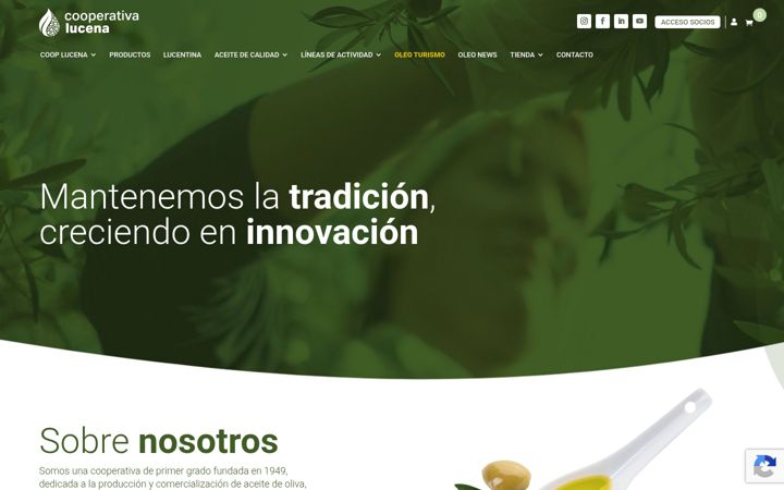 Screenshot of cooperativalucena.es