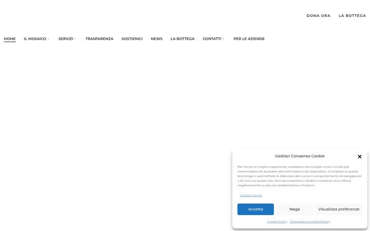 Screenshot stránky cooperativamosaico.it