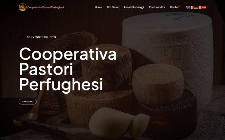 Screenshot stránky cooperativapastoriperfughesi.it