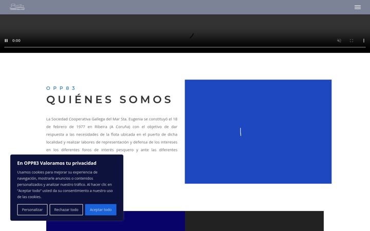 Screenshot of cooperativasantaeugeniaribeiraopp83.es