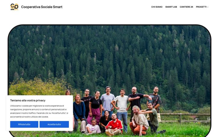 Captură de ecran a cooperativasmart.it