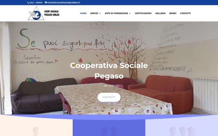 Screenshot of cooperativasocialepegasoag.it