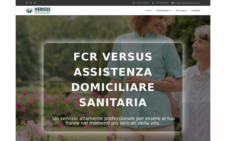 Screenshot of cooperativaversus.it